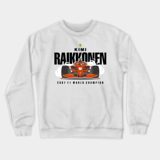 Kimi Raikkonen 2007 World Champion Crewneck Sweatshirt